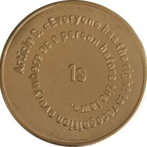 1S «77 YEARS Universal Declaration of Human Rights». Article 6. 2025 YEAR